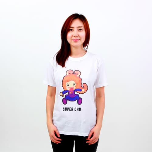 Character Deisng T-shirt chu women-men cotton